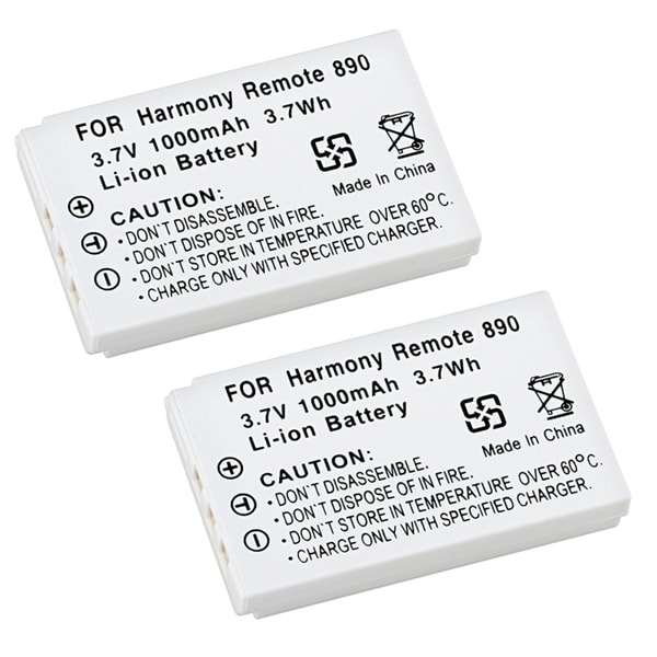 INSTEN Battery for Logitech Harmony Remote 890/ 885/ 880 (Pack of 2