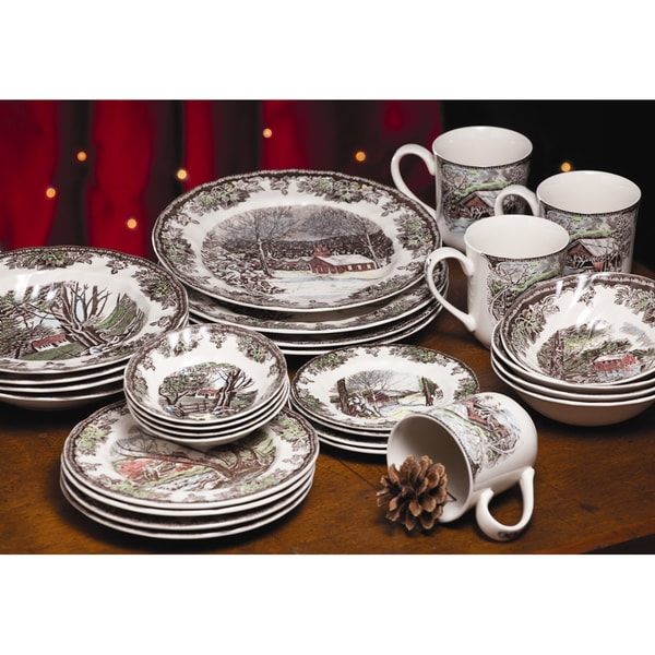 Johnson Brothers Friendly Village 28-Piece Dinnerware Set - 14647878 ...