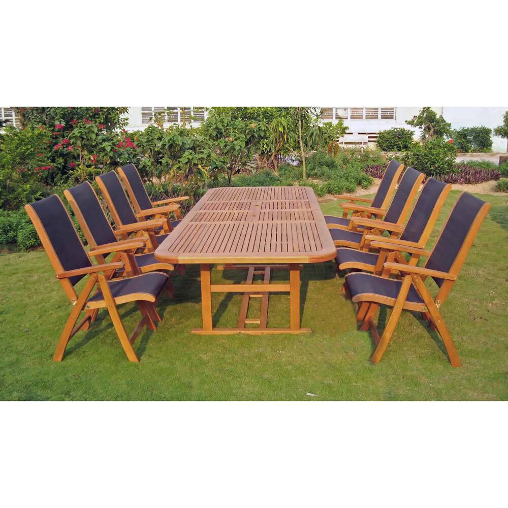 Royal Tahiti Paloma 9-Piece Patio Dining Set