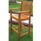 preview thumbnail 3 of 1, Royal Tahiti 5-Piece Balau Hardwood Patio Bar-Height Dining Set