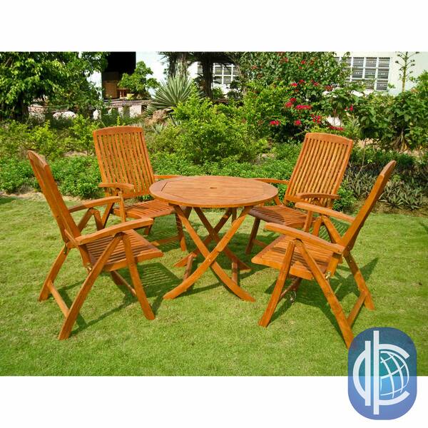 International Caravan Royal Tahiti Cartagena 5-Piece Dining Set
