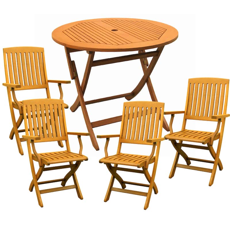 Royal Tahiti Vigo 5-Piece Patio Dining Set