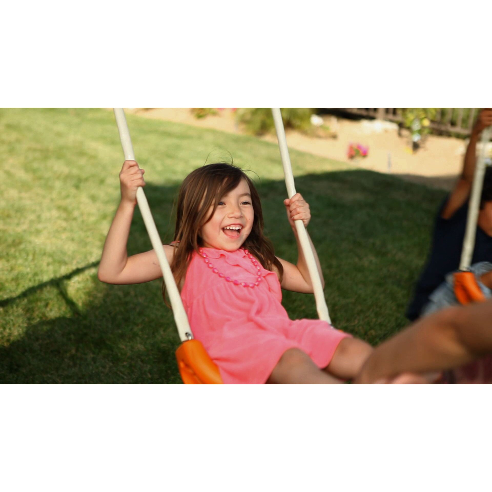 Ironkids Premier 300 Metal Swing Set With Trampoline Spinner And Protective Sunshade Overstock 7157257