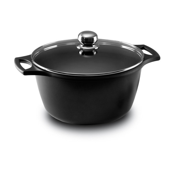 Fundix Black 8 quart Sauce Pot with Lid   Shopping   Great