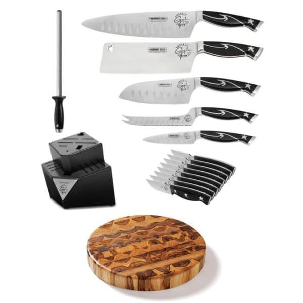 guy fieri knife set with block