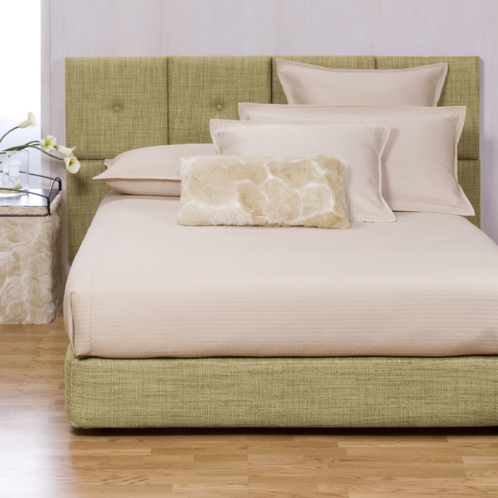 King-size Peridot Boxspring Cover and Paneled Headboard Kit