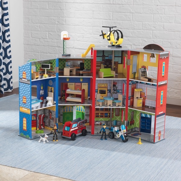 kidkraft firehouse police station