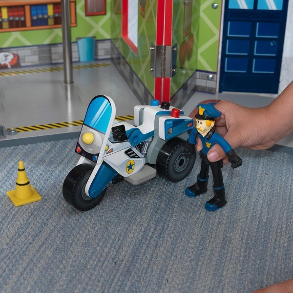 kidkraft police and fire station playset