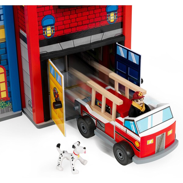 kidkraft police and fire station playset