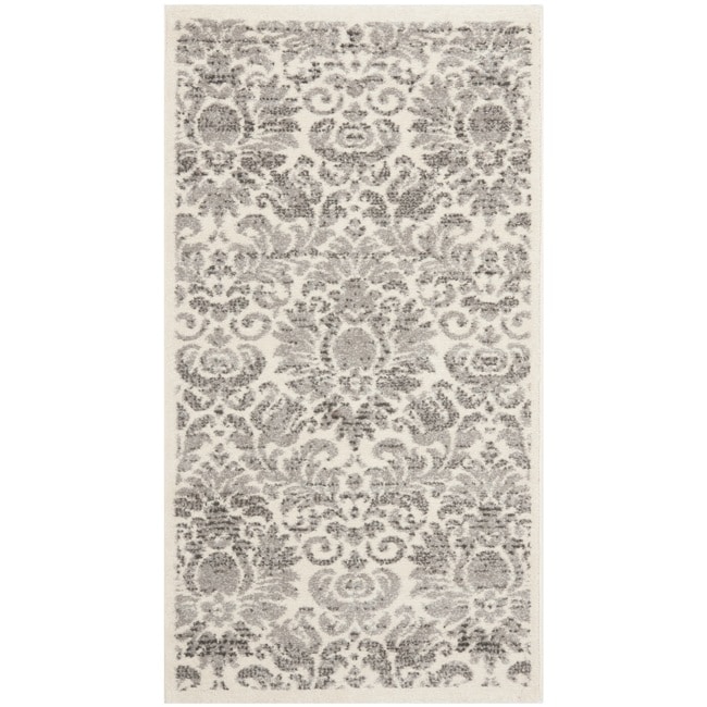 Porcello Damask Ivory/ Grey Rug (2 X 37)