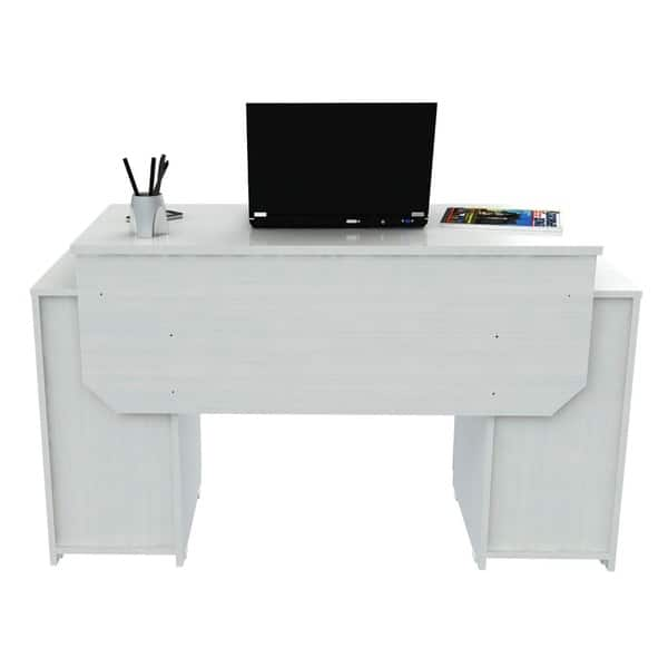 Shop Inval Laricina White Modern Straight Computer Writing Desk