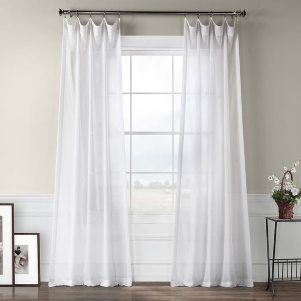 white curtain fabric sale