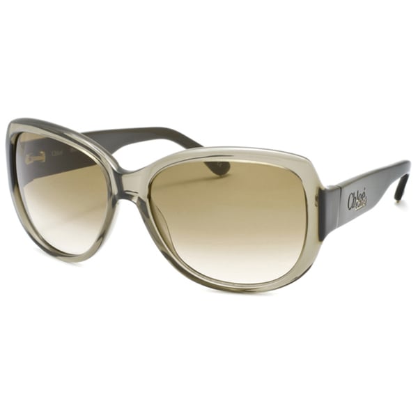 Chloe Women's 'Eclipse' Khaki Transparent Fashion Sunglasses Chloe Designer Sunglasses