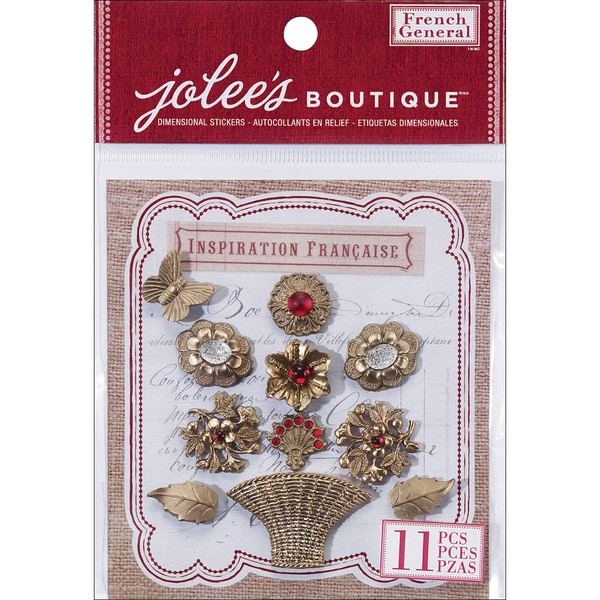 EK Success French General Metallic Stickers EK Success Stickers