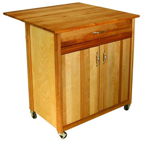 Catskill Craftsman Mid-Size Two Door Drop Leaf Cart