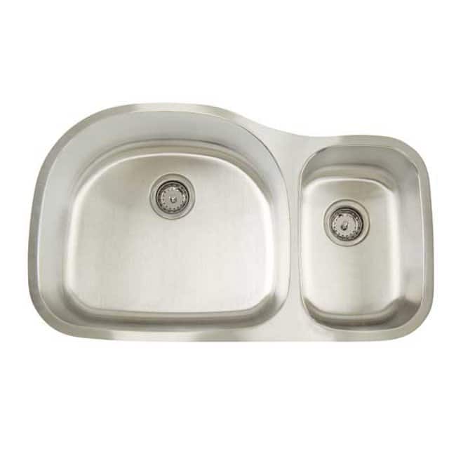 Artisan Premium Series Undermount Deep/ Shallow Double Bowl Kitchen Sink