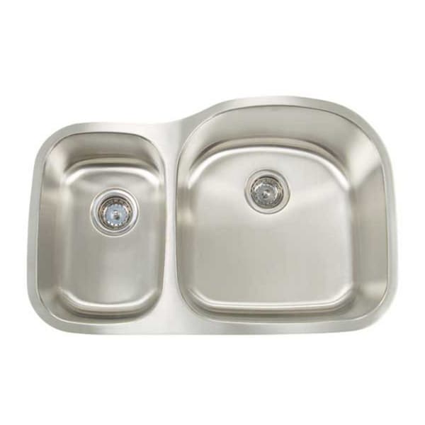 Artisan Premium Series Undermount Shallow Deep Double Bowl Kitchen Sink