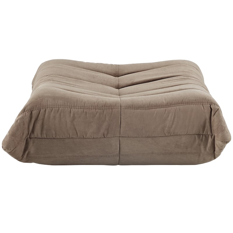 Waverunner Modular Brown Sectional Ottoman