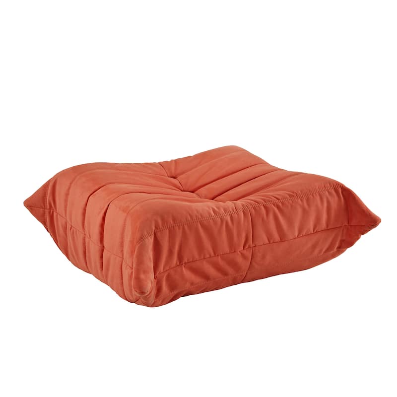Waverunner Modular Orange Sectional Ottoman