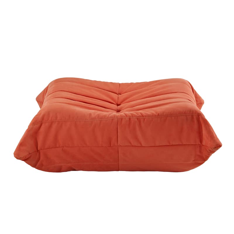 Waverunner Modular Orange Sectional Ottoman