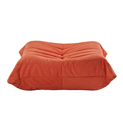 Waverunner Modular Orange Sectional Ottoman