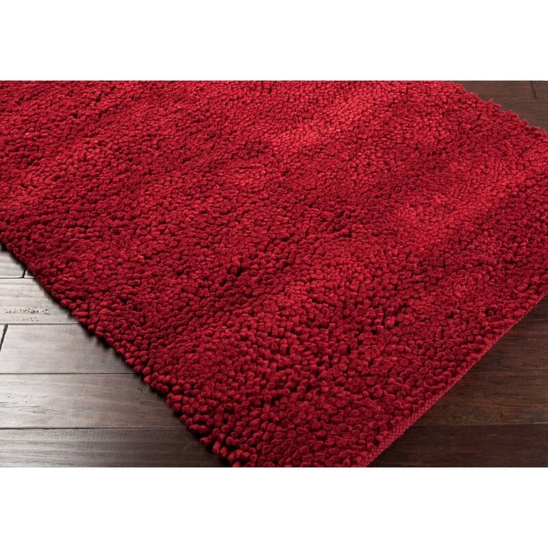 Handmade Jefferson Felted Wool Plush Area Rug