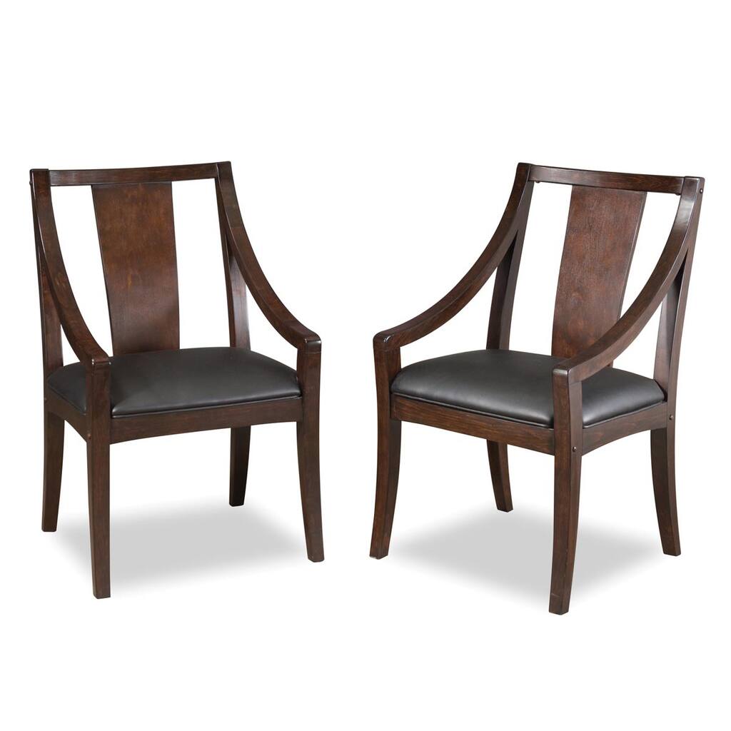 Rio Vista Game Table Chair in Espresso (Pack of 2) by Home Styles