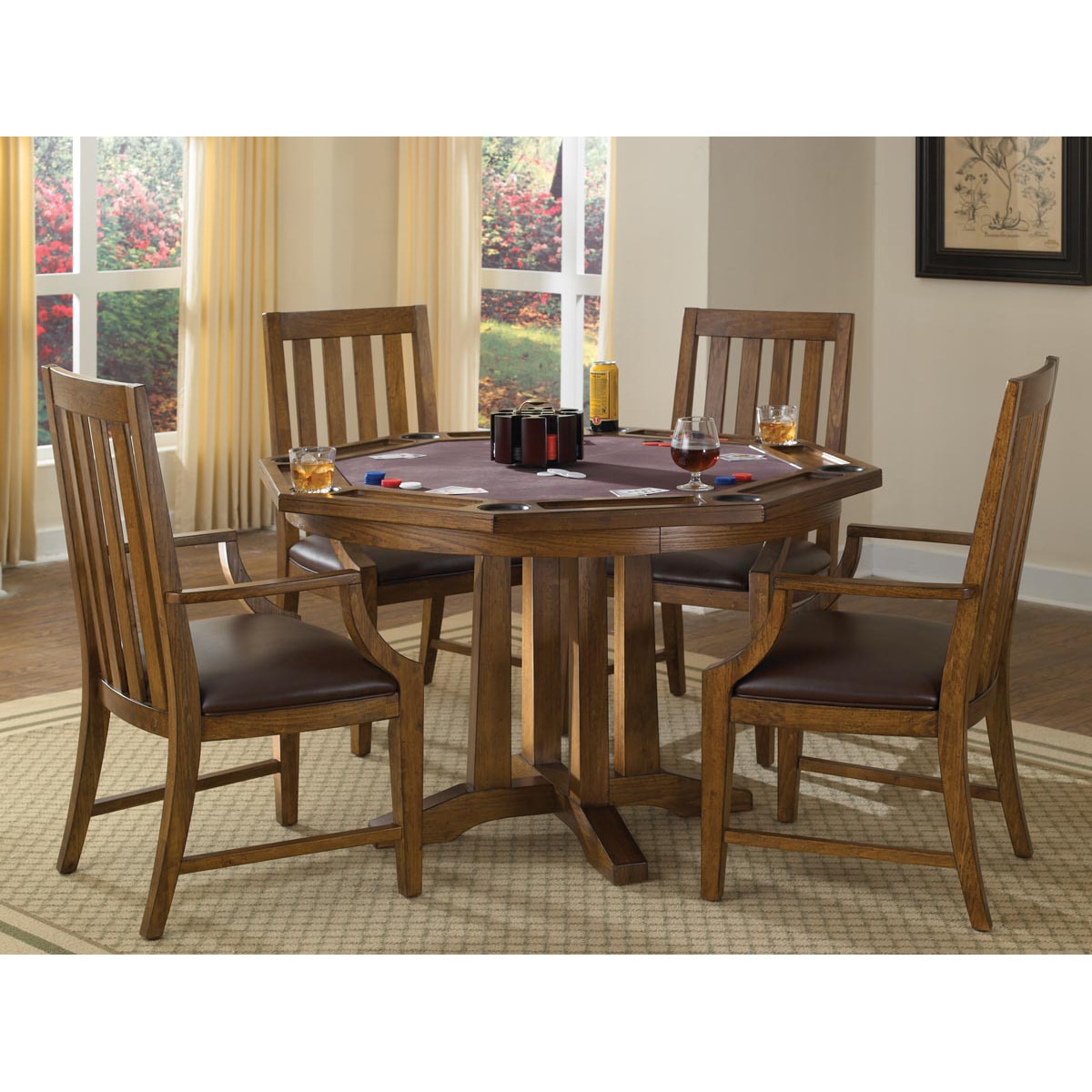 Arts And Crafts 5 piece Game Table Set