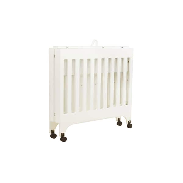 Shop Babyletto Grayson White Mini Crib With Pad Overstock