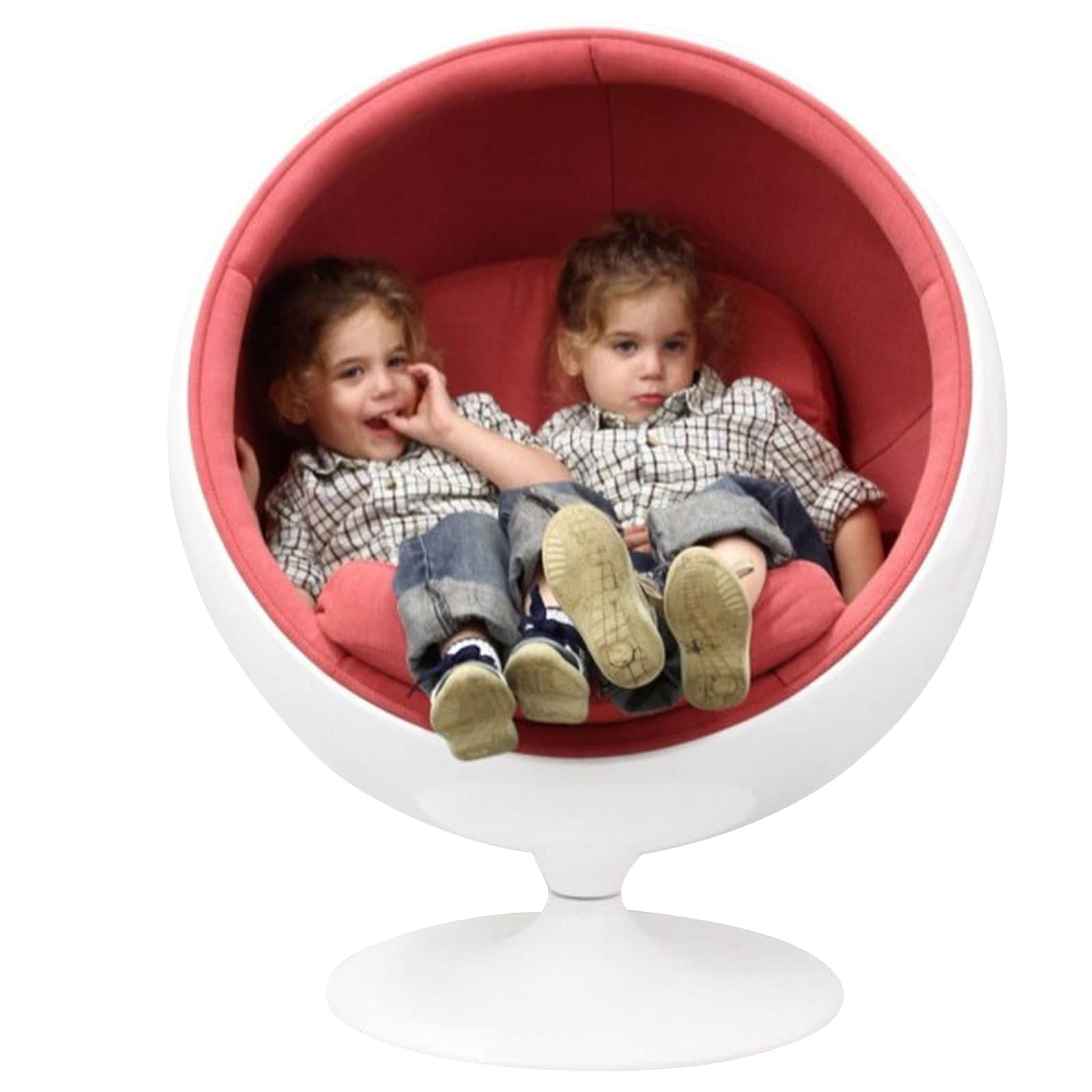 Shop Eero Aarnio Style Kids Ball Chair In Pink Free Shipping Today   Eero Aarnio Style Kids Ball Chair In Pink 6d54efea 48dd 4092 88ba 788928580b8d 