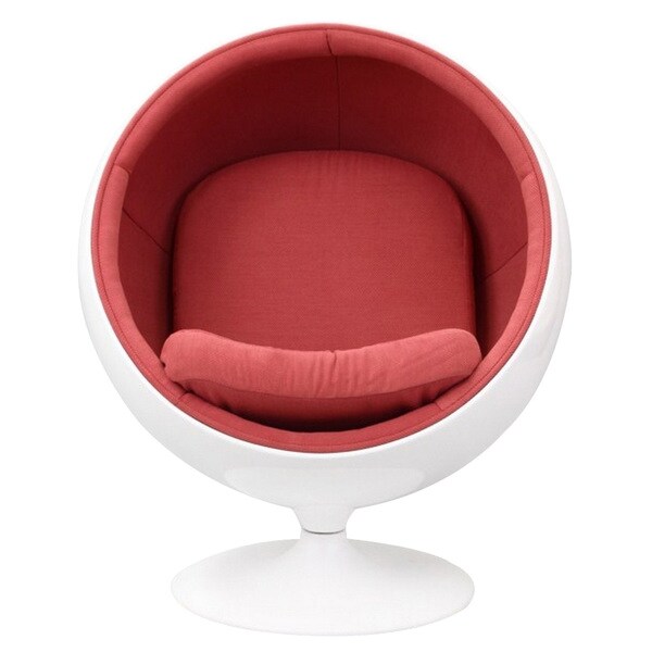 pink ball chair