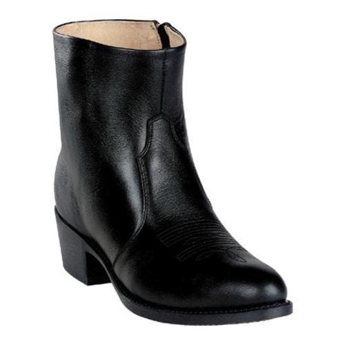 Men's Durango Boot DB950 7 Black Fullgrain Leather Side Zip