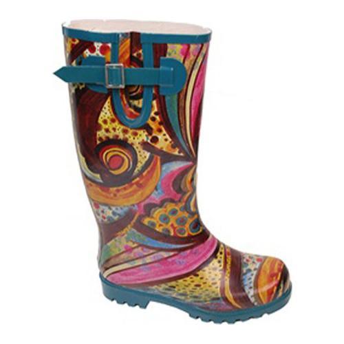 Women's Nomad Puddles Turquoise Monet