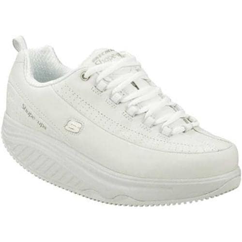 skechers shape ups white