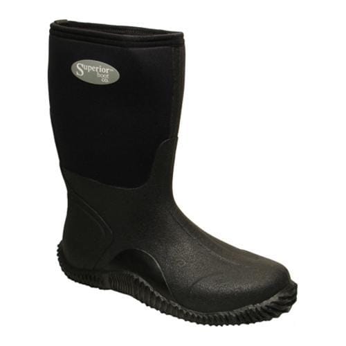 Men's Superior Boot Co. 11in Mud Boot Black Neoprene - Free Shipping ...