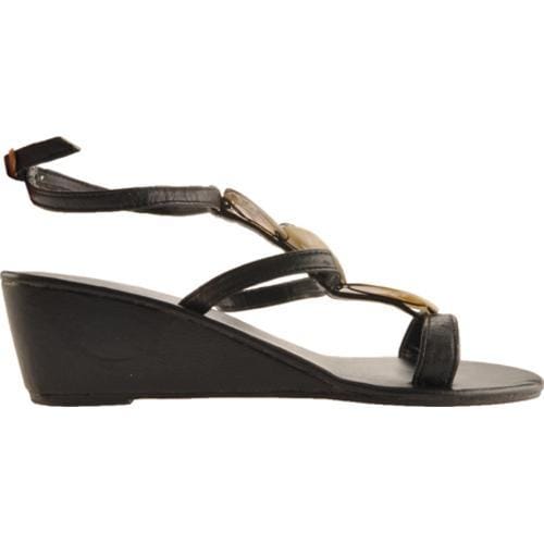 Women's Susan Mango Waterfall Black Susan Mango Sandals