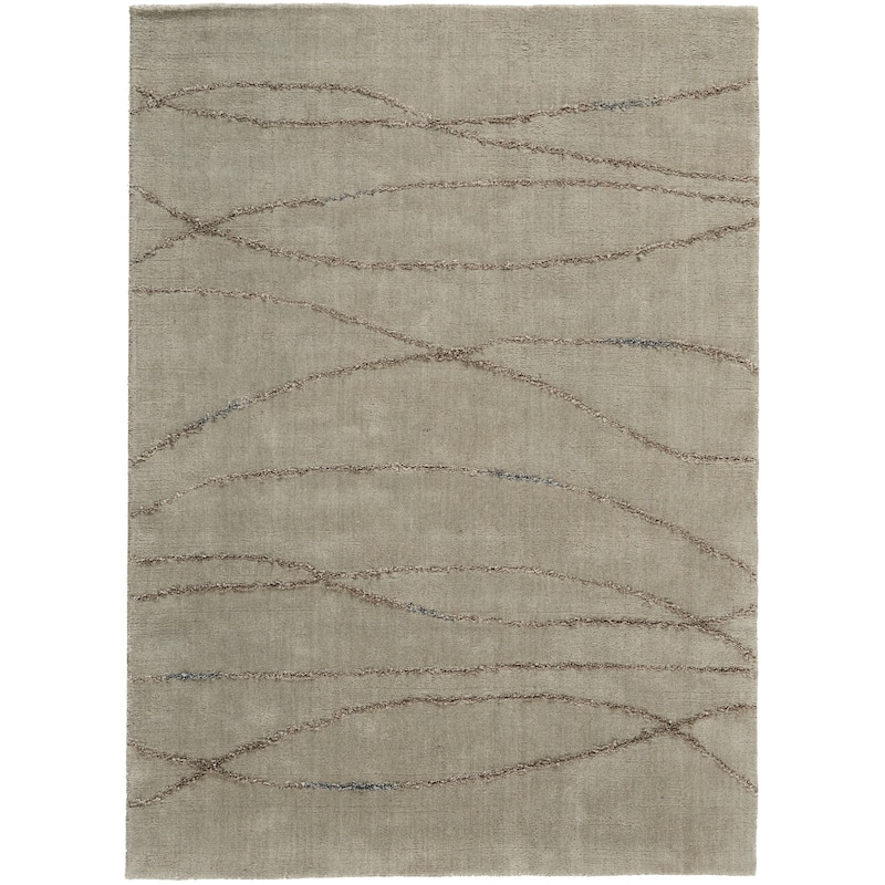 Nourison Monterey Area Rug - 7' 9" x 9' 9" - Grey - Rectangle