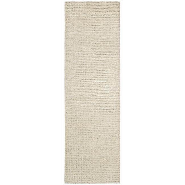 Nourison Fantasia Area Rug - 2'3" x 8' Runner - White - Runner/Rectangle