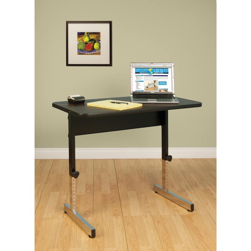 Studio Designs Adapta 36 in. Wide x 20 in. Deep Adjustable Table - Brown