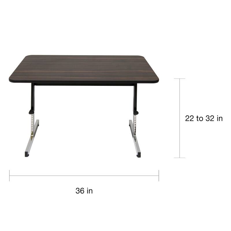 Studio Designs Adapta 36 in. Wide x 20 in. Deep Adjustable Table