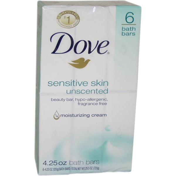 Shop Dove Sensitive Skin Unscented Moisturizing 4 25 Ounce Bath Bar