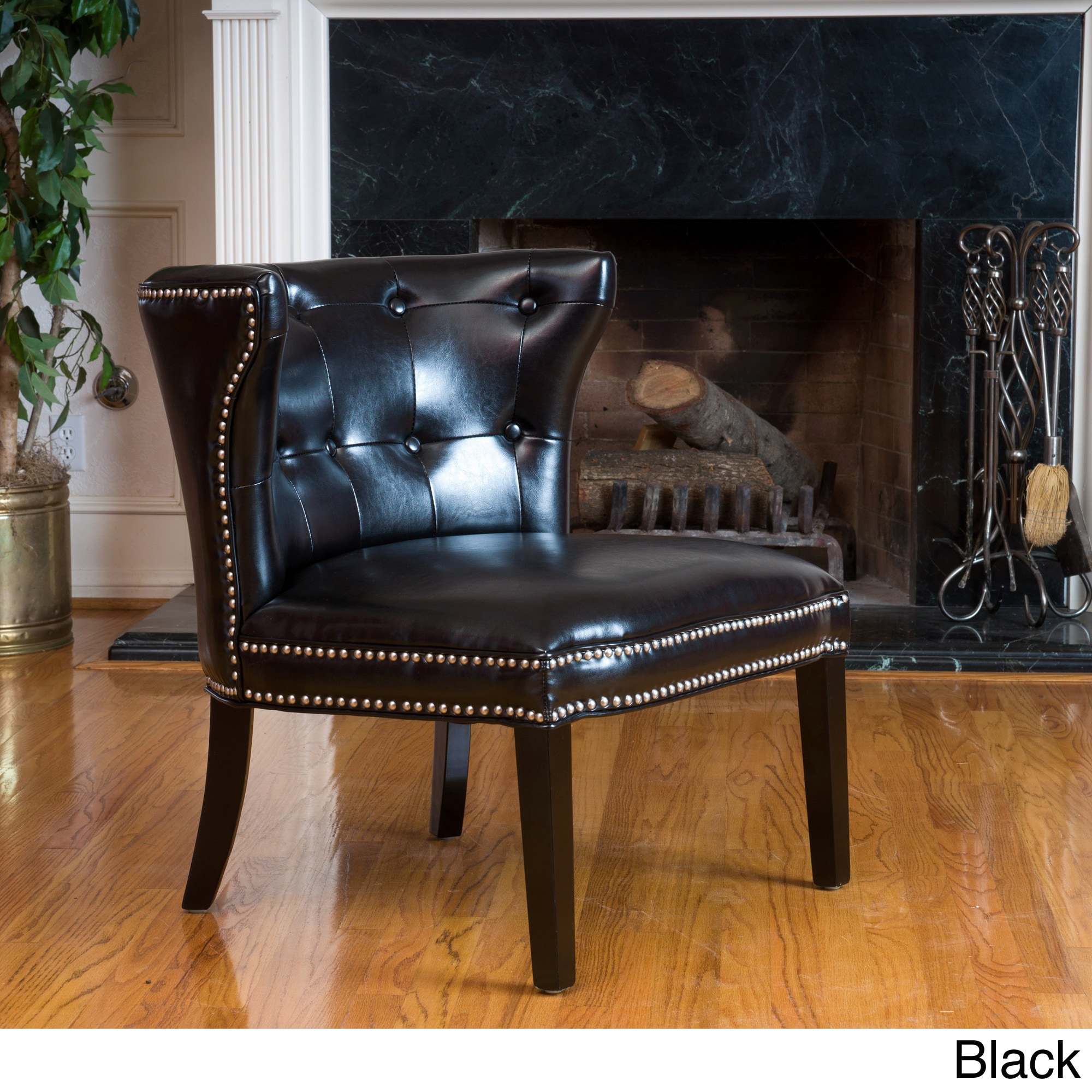 Bridget Leather Accent Chair