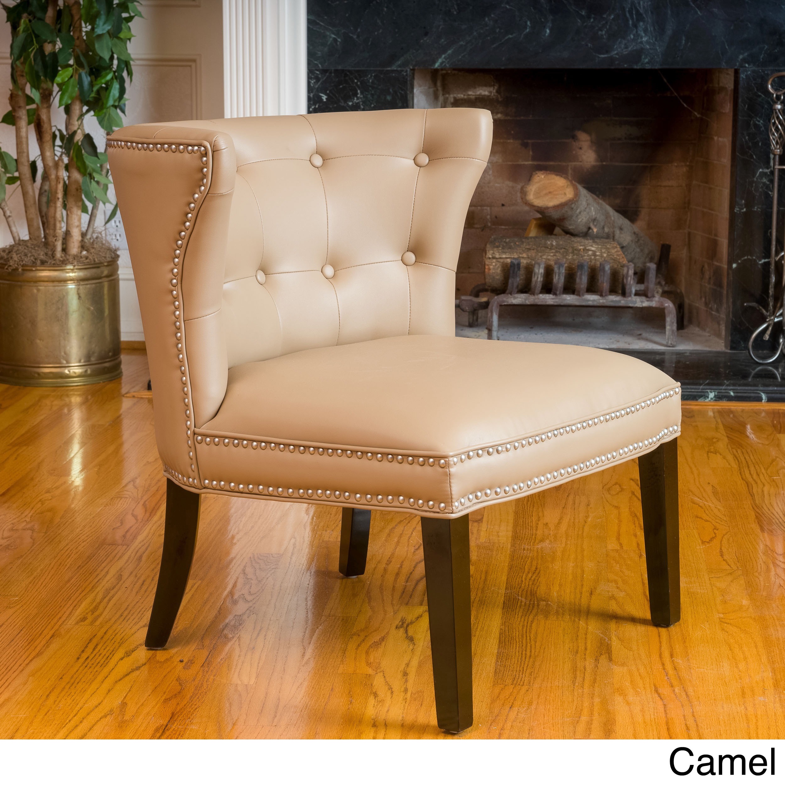 Bridget Leather Accent Chair