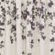 Lush Decor 84-in. Ivory/Purple Faux Silk Flower Drop Curtain Panel - 42"w x 84"l