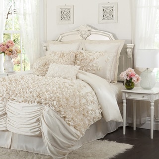 Lush Decor Belle 4-piece Comforter Set - Free Shipping Today ... - L'Amour Eternel Lucia 4-piece Contemporary Comforter Set