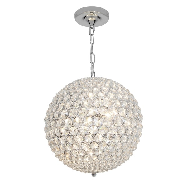 Access Kristal 5-light Chrome Ball Pendant