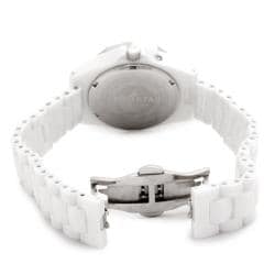 Invicta Womens Ceramic White Ceramic Watch