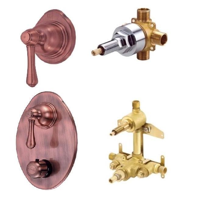 Shop Danze Opulence Antique Copper Thermostatic Shower Valve And