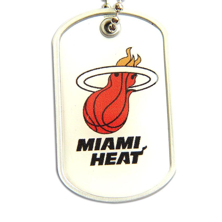 NBA Miami Heat Dog Tag Necklace  