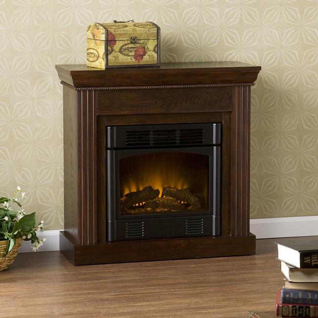 Tillman Espresso Petite Electric Fireplace